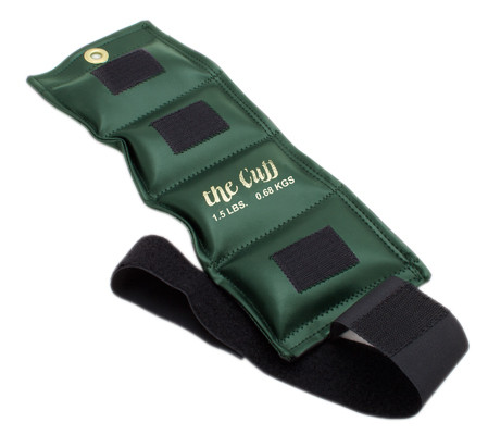 The Cuff Original Ankle and Wrist Weight, Olive - 1.5 lbs.