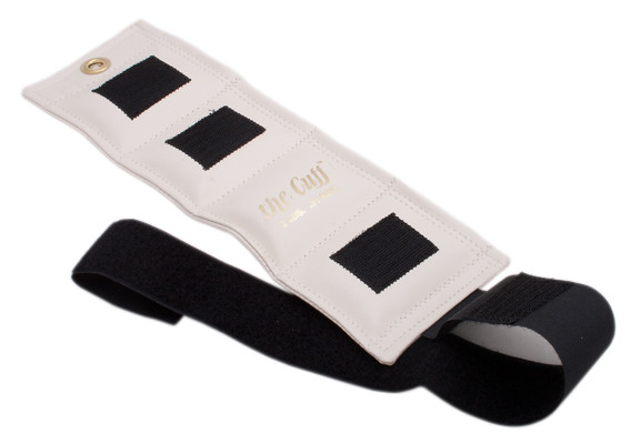 The Cuff Original Ankle and Wrist Weight, White - 2 lbs.