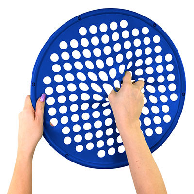 CanDo Web Hand Exerciser, Heavy, 14 inches Diameter - Blue.