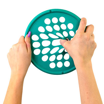 CanDo Extension/Flexion Web, Small, Medium, 7 inches - Green.