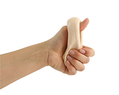 CanDo Theraputty Exercise Material, XX-Soft, Tan - 5 lbs.
