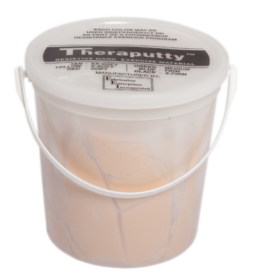 CanDo Theraputty Exercise Material, XX-Soft, Tan - 5 lbs.