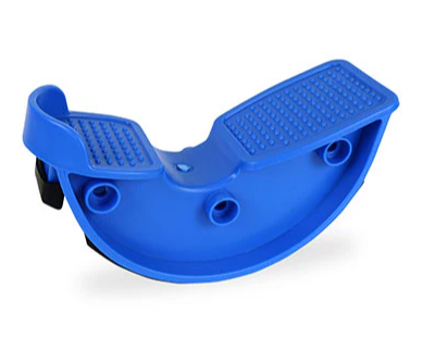 CanDo Leg Stretcher, Blue, 4 x 5.5 x 11 inches.