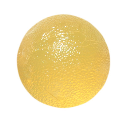 CanDo Gel Squeeze Ball, Standard Circular, X-Light - Yellow.