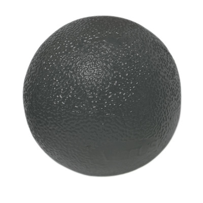 CanDo Gel Squeeze Ball, Standard Circular, X-Heavy - Black.