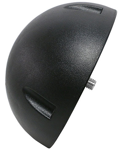 CanDo MVP Balance System, 3 inch Height, Level 5 Instability Ball - Black.