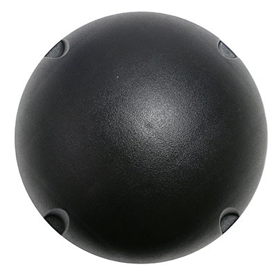CanDo MVP Balance System, 3 inch Height, Level 5 Instability Ball - Black.
