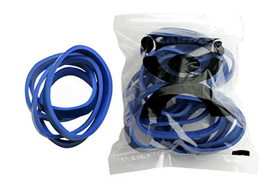 CanDo Hand Exerciser, Additional Latex Free Bands, Heavy, Blue - 25/PK.