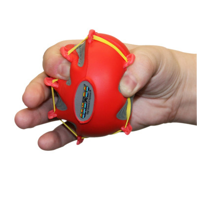 CanDo Digi-Extend n' Squeeze Hand Exerciser, Small, Light - Red.