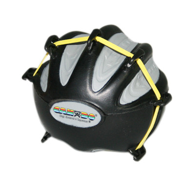 CanDo Digi-Extend n' Squeeze Hand Exerciser, Small, X-Heavy - Black.