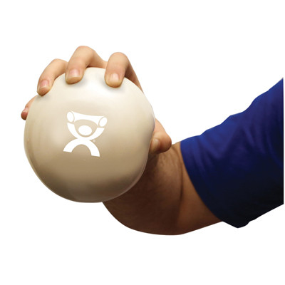 CanDo WaTE Ball - Hand-Held Size, 5 inch Diameter, 1.1 lbs - Tan.