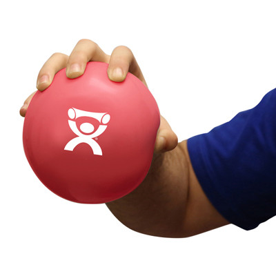CanDo WaTE Ball - Hand-Held Size, 5 inch Diameter, 3.3 lbs - Red.