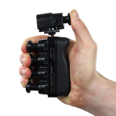 CanDo Digi-Flex Thumb, X-Heavy - Black.