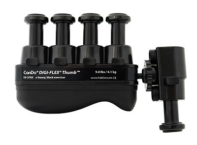 CanDo Digi-Flex Thumb, X-Heavy - Black.