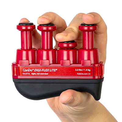 CanDo Digi-Flex Thumb LITE, Light - Red.