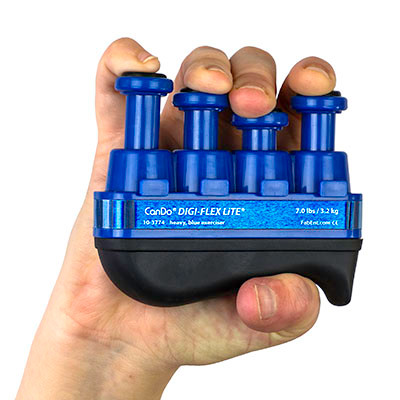 CanDo Digi-Flex Thumb LITE, Heavy - Blue.