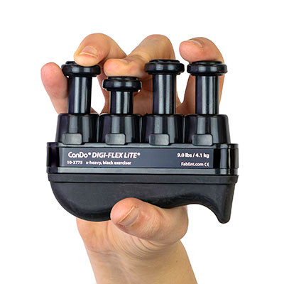 CanDo Digi-Flex Thumb LITE, X-Heavy - Black.