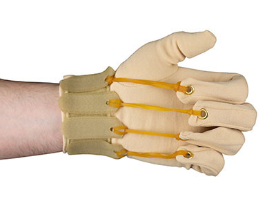 CanDo Delux Finger Flexion Glove S/M Left.