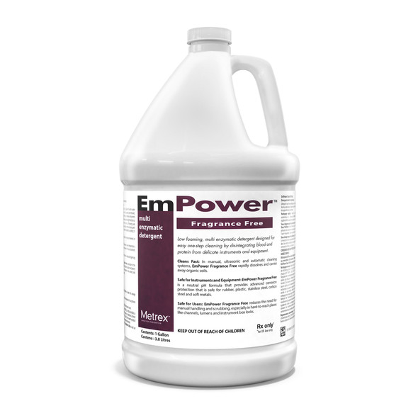 Empower Multi-Enzymatic Detergent, Fragrance Free, 1 gallon (3.8 litres).