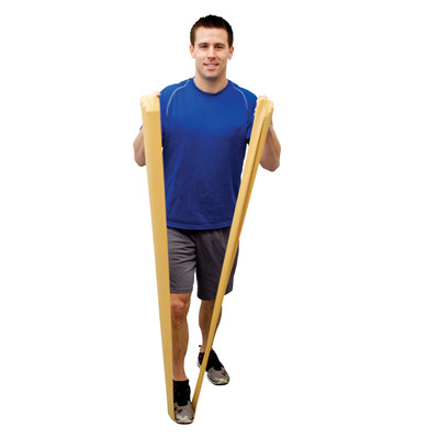Val-u-Band Resistance Bands, 50-YRD Dispenser Roll, Latex-Free, Level 7/7 - Pineapple.