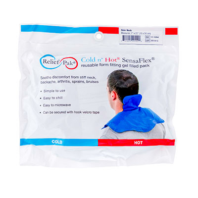 Relief Pak Cold n' Hot Sensaflex Compress, Neck, 7x22 inches.