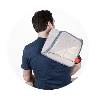 Relief Pak Moist Heat Pack Cover, Terry Velour With Foam Standard Size, 10x12 inches.
