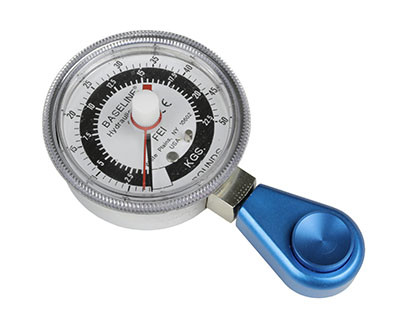 Baseline Pinch Gauge, Hydraulic, Standard - 50 lbs Capacity.