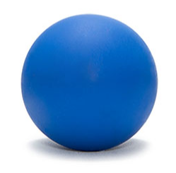 CanDo Lacrosse Ball Massager for Myofascial Relase, Blue.