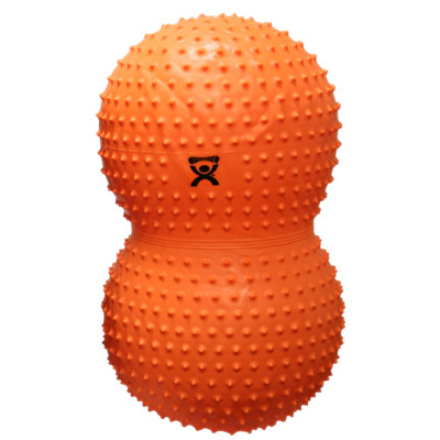 CanDo Inflatable Exercise Sensi-Saddle Roll - Orange - 20" Dia x 39" L. (50 cm Dia x 100 cm L)