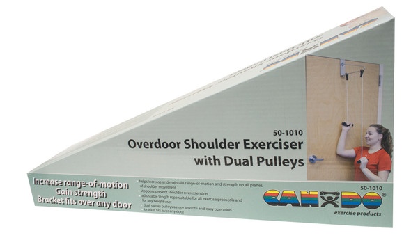 CanDo Overdoor Shoulder Pulley, Double Pulley with Door Bracket.