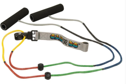 CanDo Single Pulley with Door Strap, Exercise Visualizer Colour System.