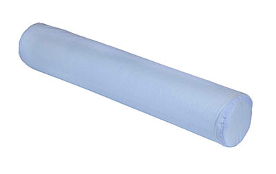 Roll Pillow - with removable cotton/poly cover, 19" L x 3.5" W.