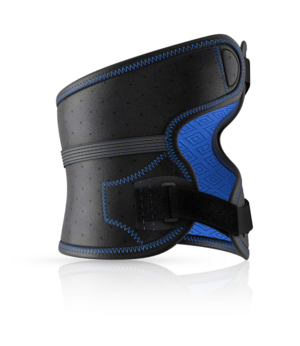 Actimove Sports Edition Dual Knee Strap Adjustable, Black, Small.