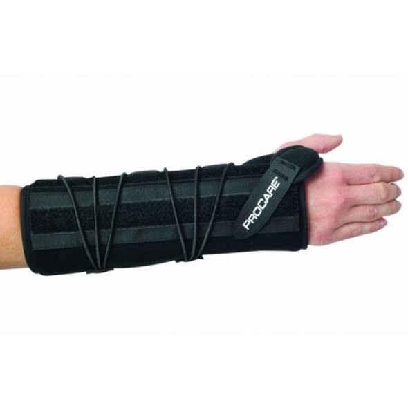 Procare Quick-Fit, Universal (up to 13 inches), Left, Wrist & For rm Support/Brace, 10 inch length.