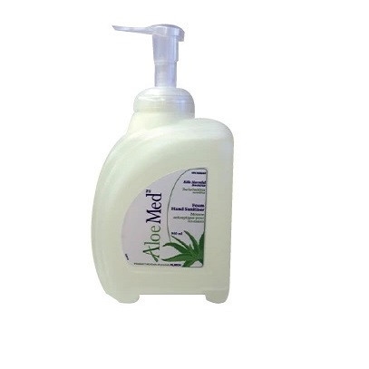 Aloe Med - Instant Foam Hand Sanitizer w/Pump, 950ml bottles.