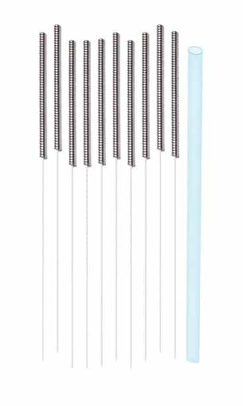 Dongbang Spring Acupuncture Needles, Patient Friendly, Single, #5, 0.25x15mm (1/2") - 100/BX.