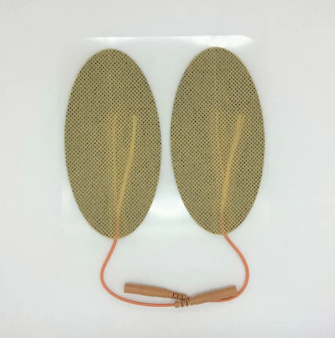 Proflex Silver Reusable Electrodes - Cloth Backed, 2 x 4 inch Oval - 4/PK.