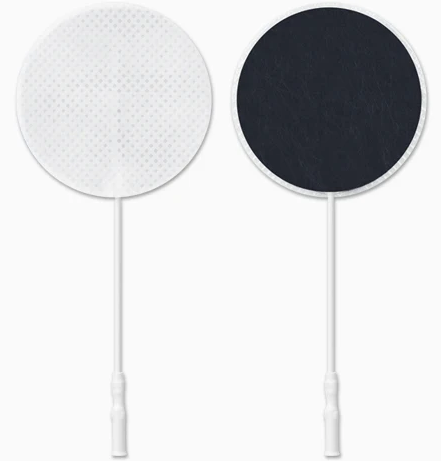 ValuTrode X Electrode, White Fabric Top, 2 inch Round - 4/PK.