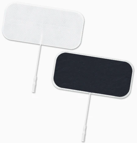 ValuTrode X Electrode, White Fabric Top, 2 x 4 inch Square - 4/PK.