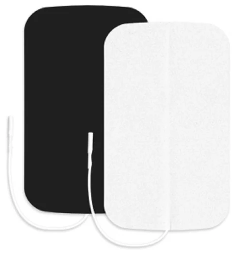 ValuTrode X Electrode, White Foam Top, 2" x 4" Rectangle - 4/PK.
