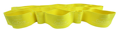 CanDo Multi-Grip Exerciser, 6 Foot Exerciser, X-Light - Yellow.