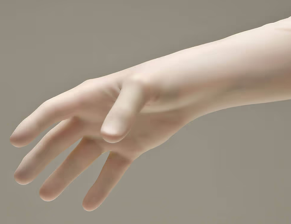 DermAssist Vinyl Exam Glove, X-Small, Non-Sterile, Powder Free - 100/BX.