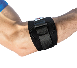 Core Products Tennis Elbow or Golf Support, Neoprene, Black, X-Large (12.5 x 3 inches) w/ Gel Pad.