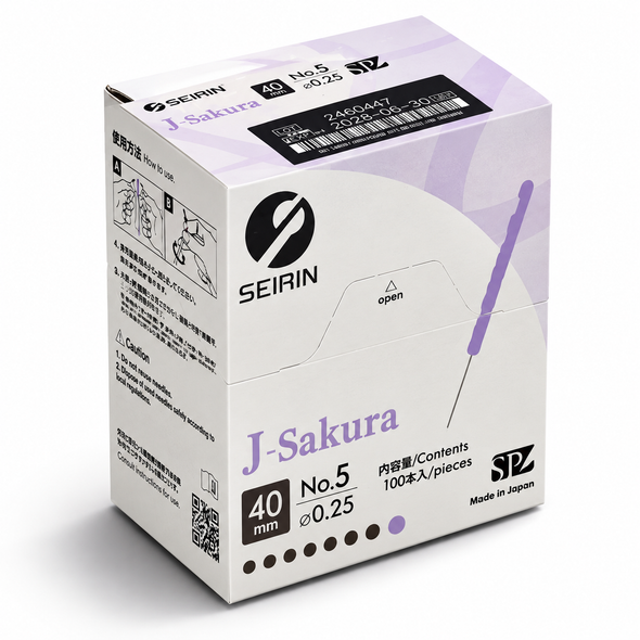 Seirin J-Type Acupuncture Needle .10 x 15mm 100/Box