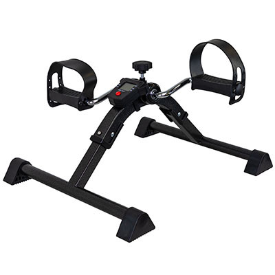 CanDo Pedal Exerciser with Digital Display, Fold-up, Portable and Adjustable.