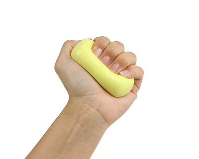 CanDo Theraputty Exercise Material, X-Soft, Yellow - 2 oz.