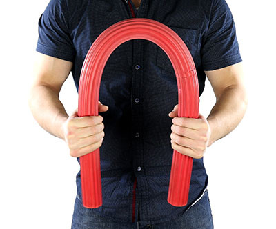 CanDo Twist-Bend-Shake Flexible Exercise Bar, 36 inches, Light - Red.