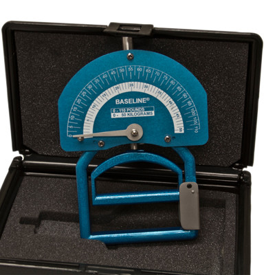 Baseline Smedley Spring Dynamometer, Child, 110 lb Capacity.