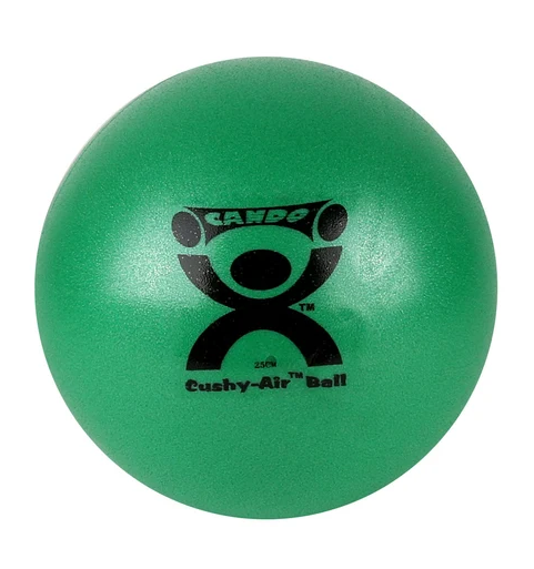 CanDo Cushy-Air InFlatable Hand Exercise Balls, 10 inches (25cm), Green.