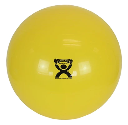 CanDo InFlatable Exercise Ball, Yellow - 45cm.